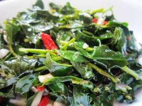 凉拌枸杞叶