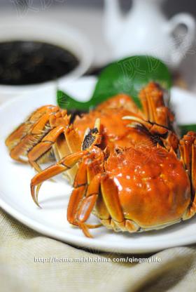 清蒸大闸蟹