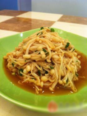 芥末凉拌金针菇