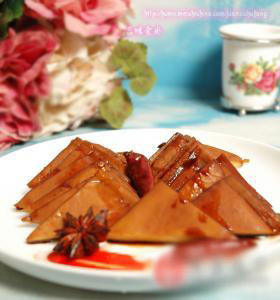 蜜汁豆干