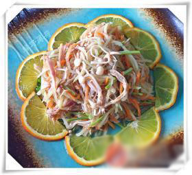 金针鸡丝佛手瓜