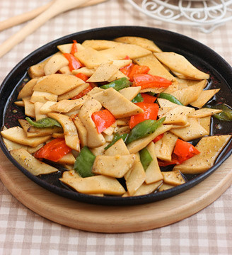 铁板黑椒杏鲍菇