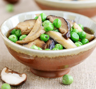 杂菇炒豌豆