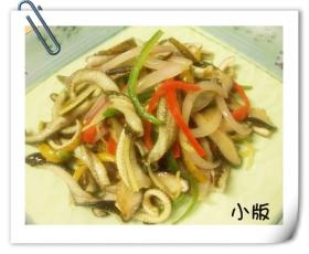五彩素丝炒鳝鱼