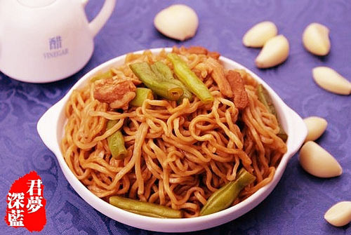 豆角焖面的做法