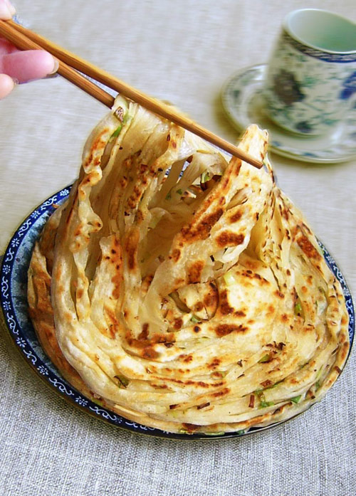 葱花手抓饼的做法