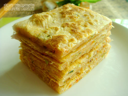 椒盐葱油饼的做法