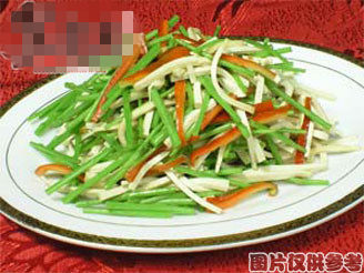 芦蒿炒香干的做法