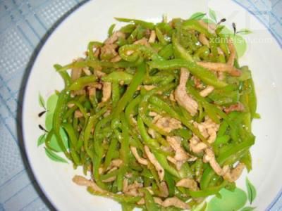 尖椒肉丝