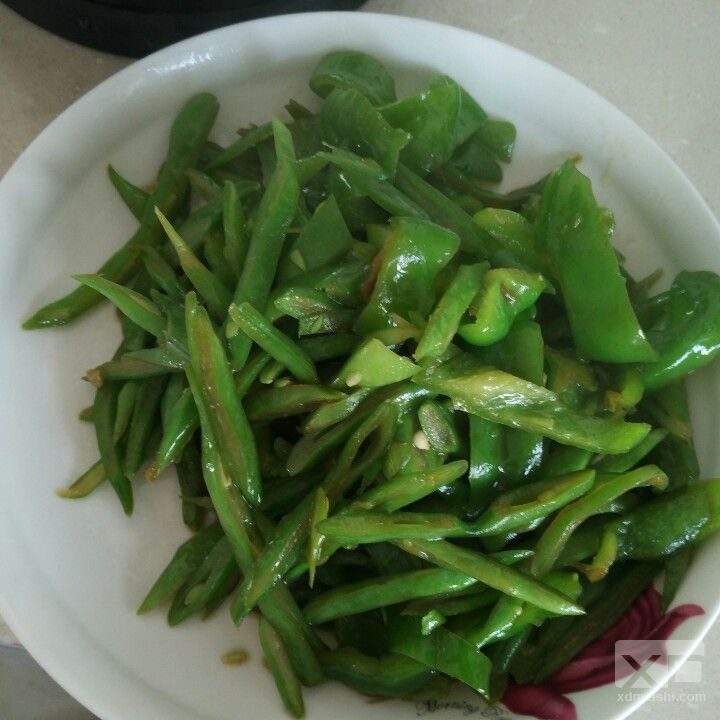 青椒炒扁豆